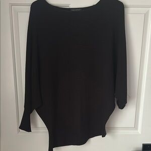 For Cynthia Black Knit Shrug with Asymmetrical Hem🌿